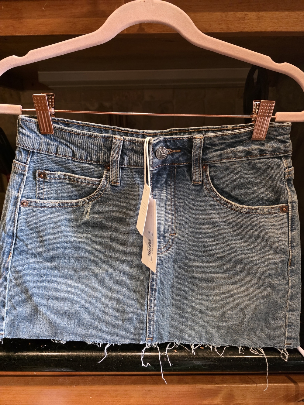 Altar'd State Charley Tropical Denim Skirt - Picture 4 of 7